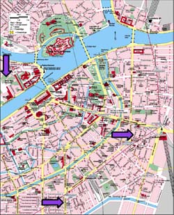 Map of St. Petersburg